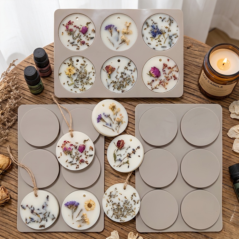 Soap Making Kit For Beginners - Moule en silicone rond à 6