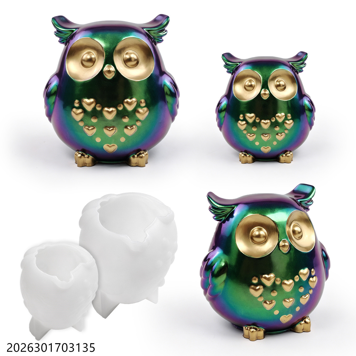 Soap Making Ins - Moule en silicone Hibou 3D en