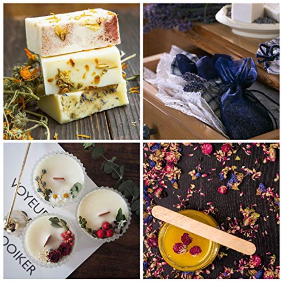 9 sachets de fleurs séchées, k - Soap Making Diy Kit avis et prix